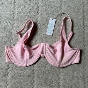 Frankie’s Bikinis Anna Ribbed Swim Top